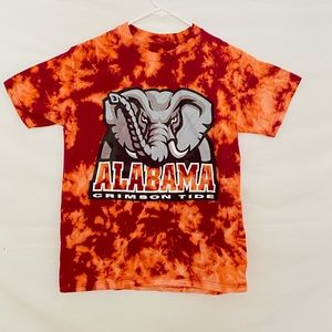 Alabama crimson tide custom dyed tshirt